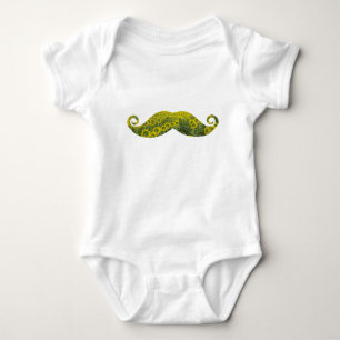 Hipster Sunflores Baby Jersey Bodysuit Strampler