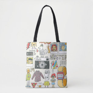 Hipster Swag: Handgezeichnetes Doodle-Set