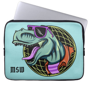Hipster T-Rex-Laptop-Ärmel mit benutzerdefiniertem Laptopschutzhülle