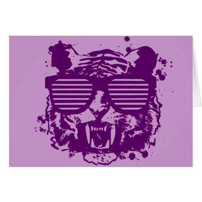 Hipster-Tiger (Vorderseite (Horizontal))