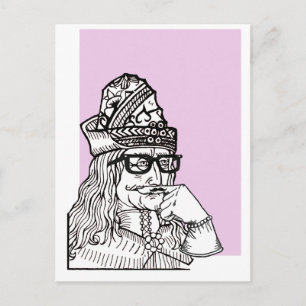 Hipster Uncle Vlad Postkarte