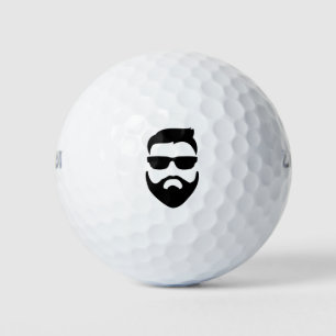 Hipster und Sonnenbrille Golfball