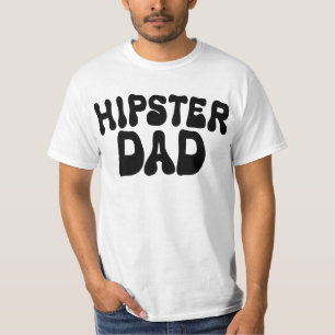 Hipster-Vater lustiger Tippfehler vintage T-Shirt