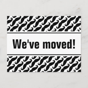 Hipster verschieben Postkarten mit schwarzem Schnu