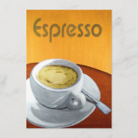 Hipster - Vintage Espresso-Kaffee-Malerei