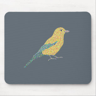 Hipster-Vögel Mousepad