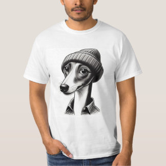 Hipster Whippet T-Shirt