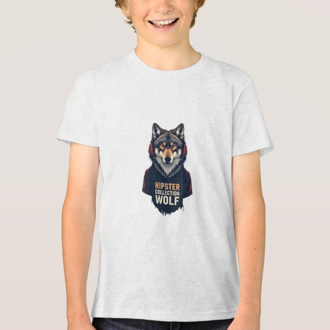 Hipster Wolf Collection T - Shirt (Vorderseite)