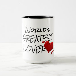 Hipster world's greatest lover cute funny coffee tasse