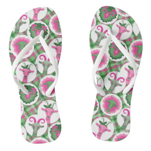 Hipster Ziegen   von TotallyGoatally™ Flip Flops