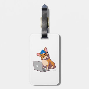 HipsterCorgi 2 Gepäckanhänger
