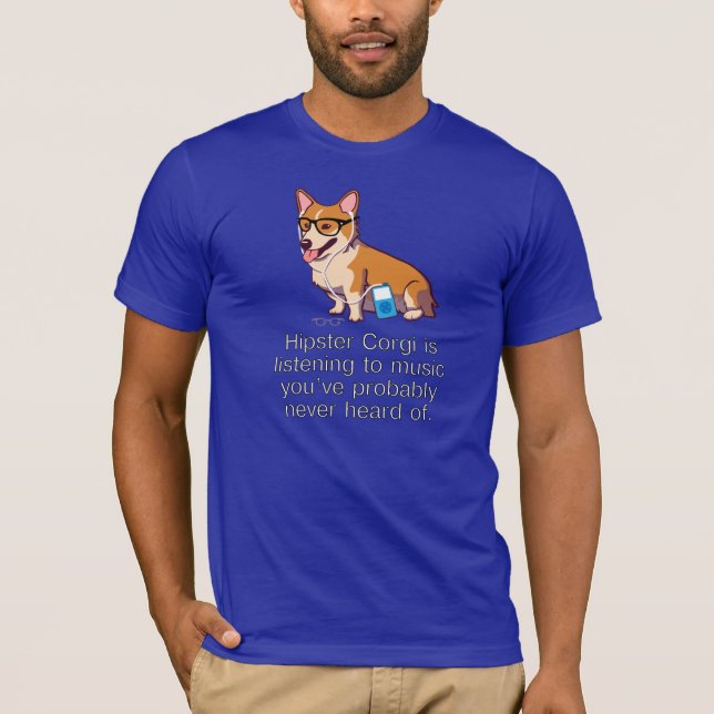 Hipstercorgi-T - Shirt (Vorderseite)