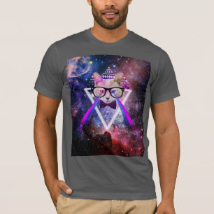 Hipstergalaxiekatze T-Shirt