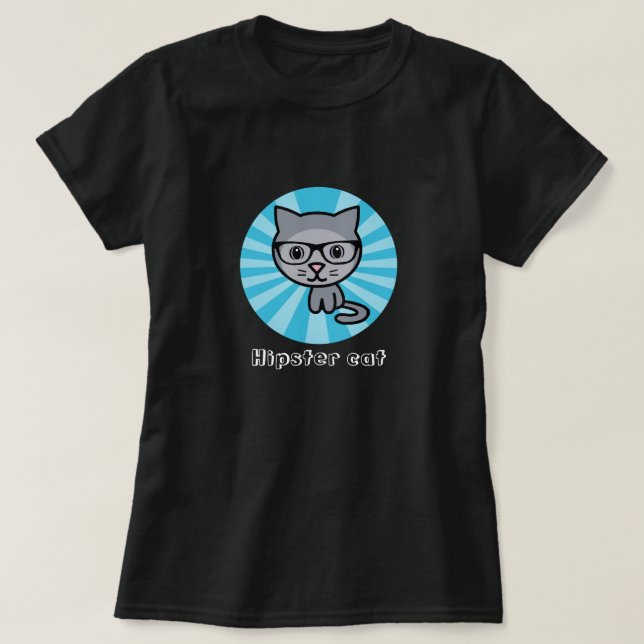 Hipsterkatzen-T - Shirt (Design vorne)