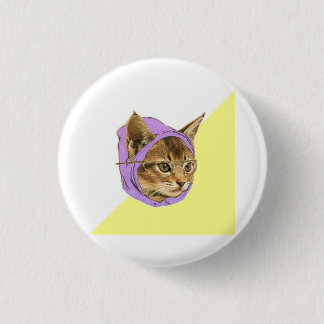 Hipsterkitty-Katzen-Ratetier Meme Button
