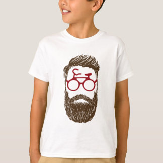 Hipsterradfahrer T-Shirt