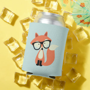 Hipsterroter Fox Dosenkühler