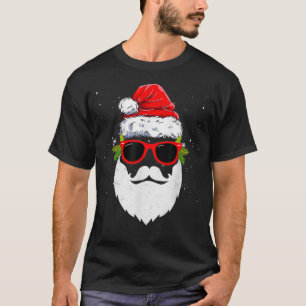 Hipsters Santa Beard Aviator Sunglasses and Hat Xm T-Shirt