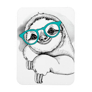 HipsterSloth Magnet