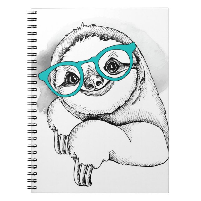 HipsterSloth Notizblock (Vorderseite)