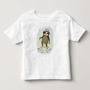HipsterSloth   Rollin mit meinen langsamen Staus Kleinkind T-shirt