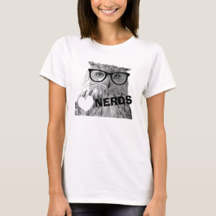 Hipstert-shirt für Liebe-Nerds der Frauen   I T-Shirt