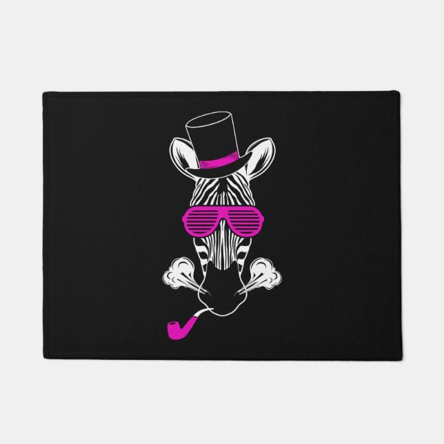 HipsterZebra Fußmatte (Vorderseite)