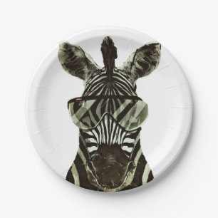 HipsterZebra Pappteller