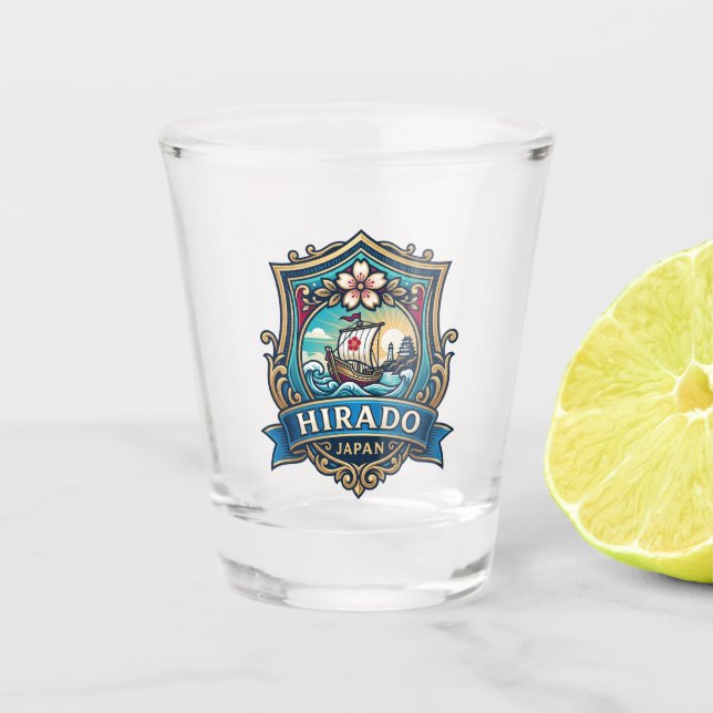 Hirado, Japan Schnapsglas (Vorderseite)