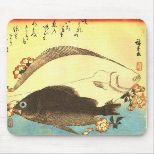 Hirame & Mebaru - Japanische Fischdruckerei in Hir Mousepad