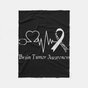 Hirn-Tumor-Bewusstseins-Schleife im Mai tragen wir Fleecedecke