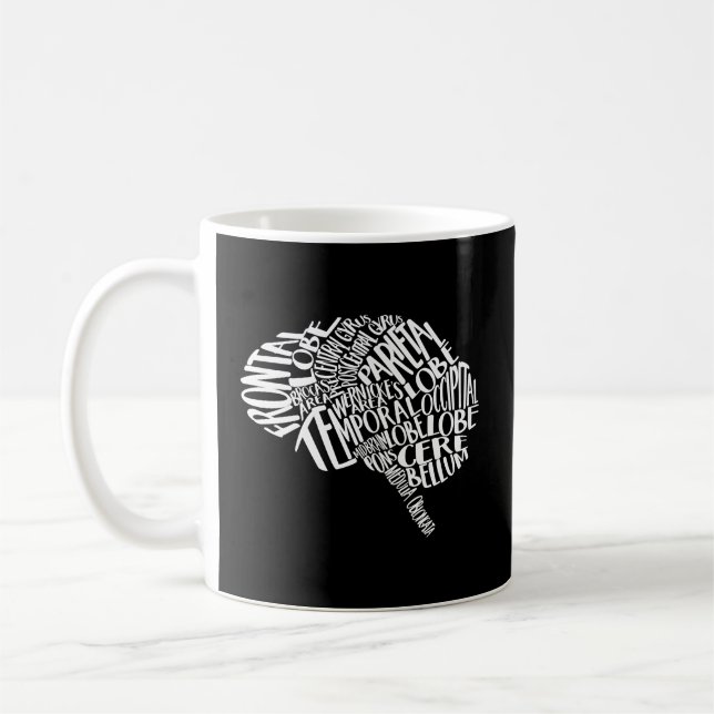 Hirnanatomie Rn Neuroscience Neurologe Kaffeetasse (Links)