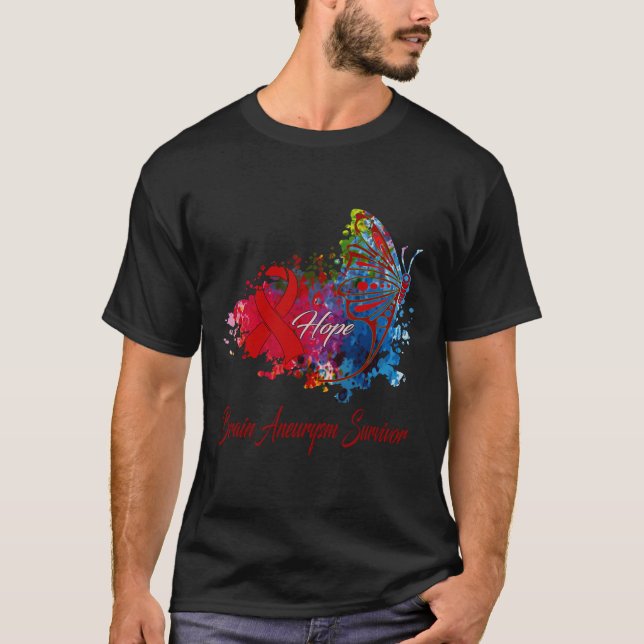 Hirnaneurysma-Bewusstsein  T-Shirt (Vorderseite)