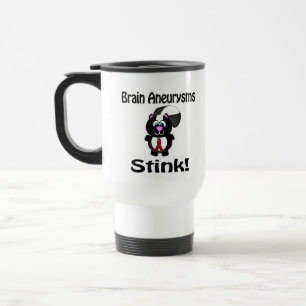 Hirnaneurysma Stinkt Skunk Bewusstseinsdesign Reisebecher