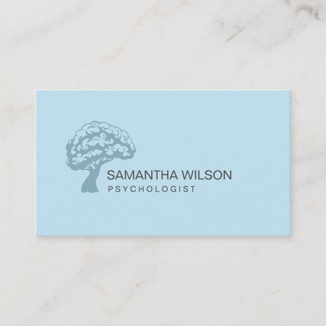 Hirnbaum Psychologe Psychiater QR Visitenkarte (Vorderseite)