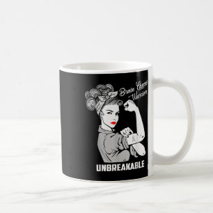 Hirnkrebskrieger Unzerbrechliches Geschenk Kaffeetasse