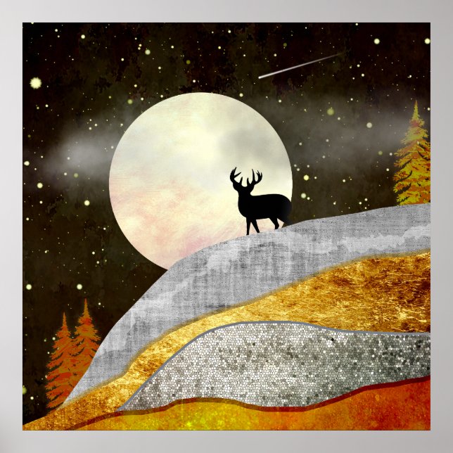Hirnmoon Landscape Poster (Vorne)