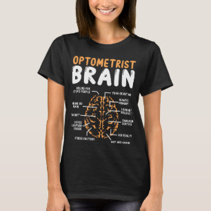Hirnoptimierer Optometriker Augenglas Opthalmologi T-Shirt