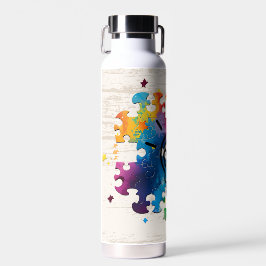 Hirnpuzzle Trinkflasche