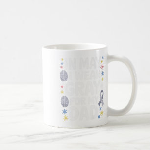 Hirntumor-Bewusstsein Monat Gray Ribbon Apparel ic Kaffeetasse