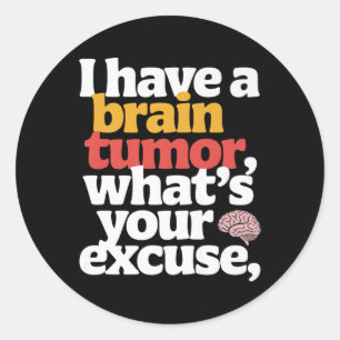 Hirntumor-Bewusstsein Monat Gray Ribbon Apparel ic Runder Aufkleber