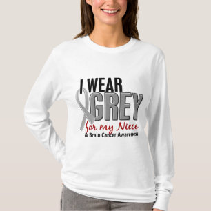 HIRNTUMOR I Abnutzungs-Grau für meine Nichte 10 T-Shirt