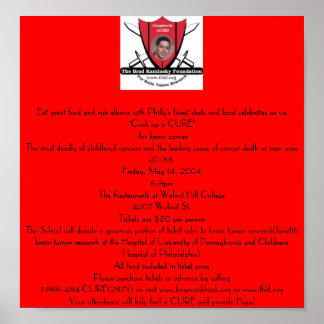 Hirntumor-Nutzen Poster