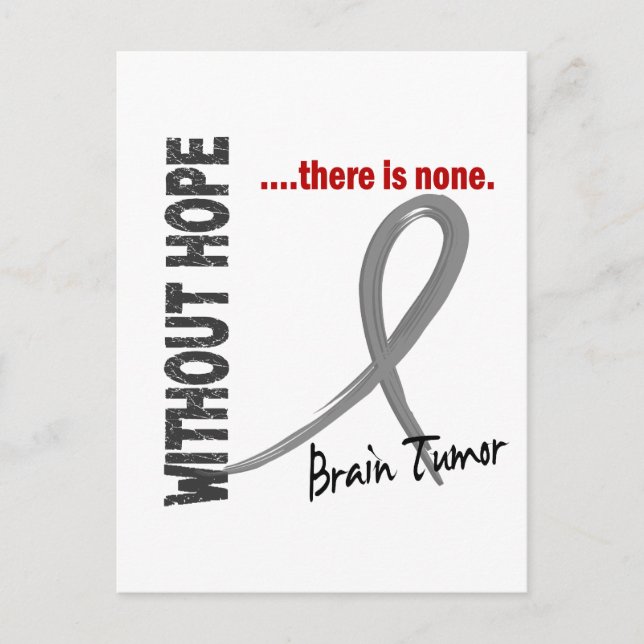 Hirntumor ohne Hoffnung 1 Postkarte (Vorderseite)