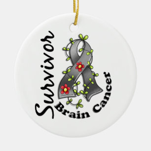 Hirntumor-Überlebender 15 Keramikornament