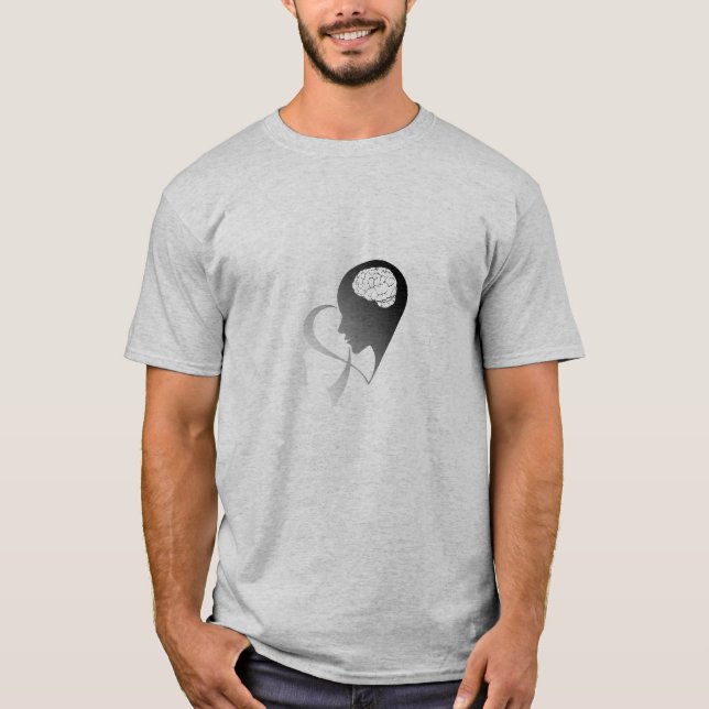Hirntumor-Überlebender (Unisex) T-Shirt (Vorderseite)