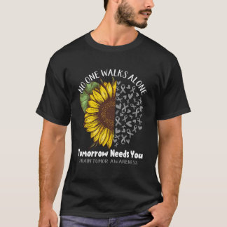 Hirntumorbewusstsein NIEMAND SPRICHT MORGEN ALLEIN T-Shirt