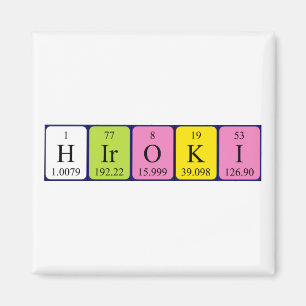 Hiroki Periodenmagnet Magnet