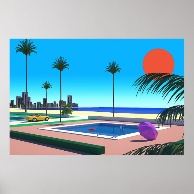 Hiroshi-Nagai-Kunst Poster (Vorne)