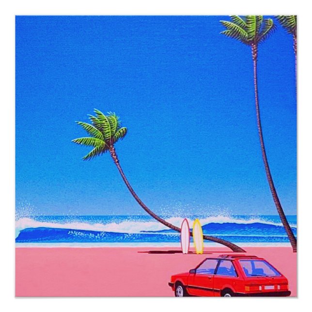 Hiroshi-Nagai-Kunstposter Poster (Vorderseite)